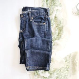 J Crew Matchstick Skinny Jeans 25 Short Dark Wash